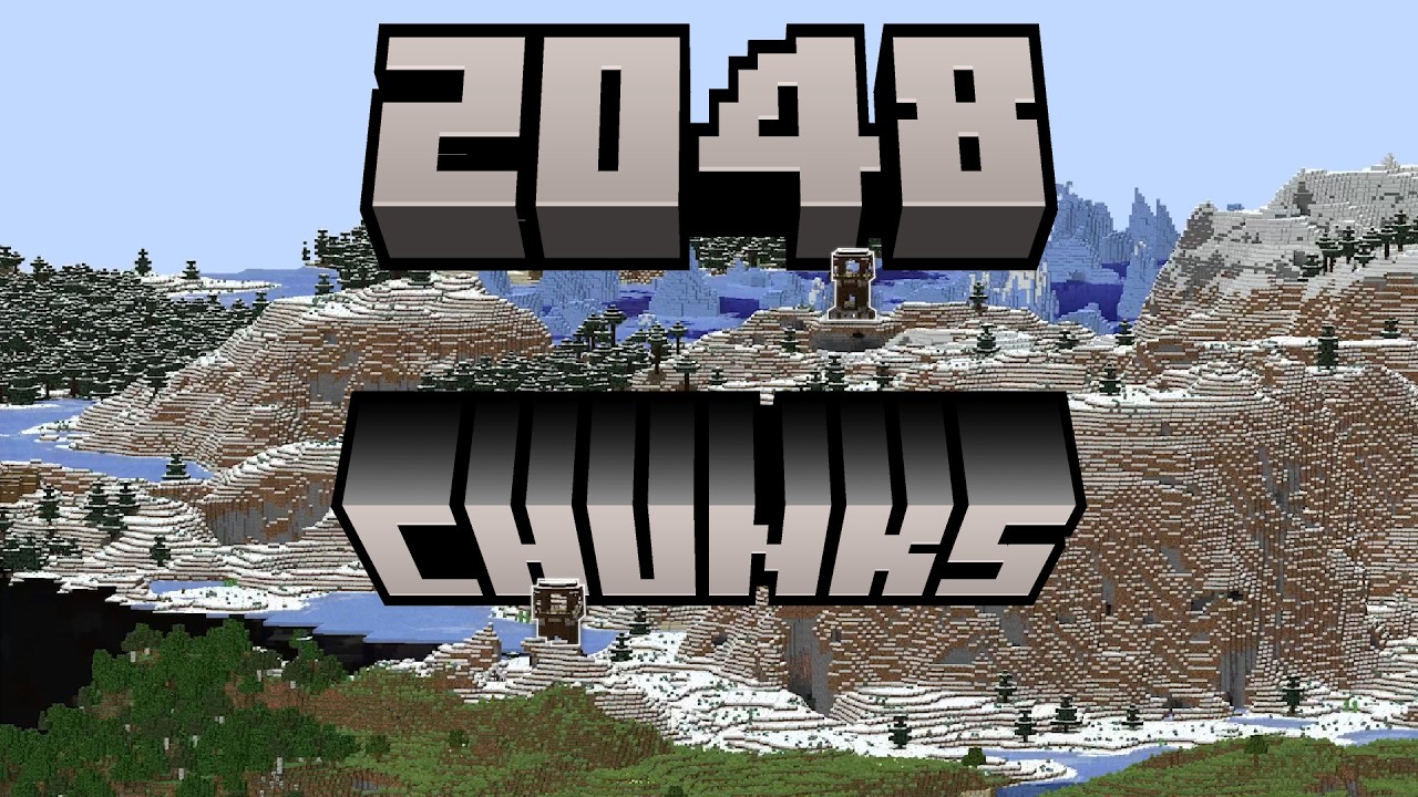 Con este mod el render de Minecraft es INFINITO