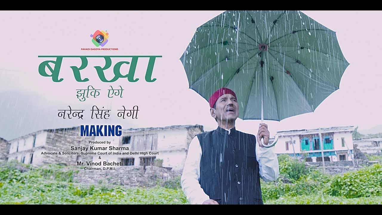 Barkha Jhuki Aege-Behind the scenes-Narendra Singh Negi