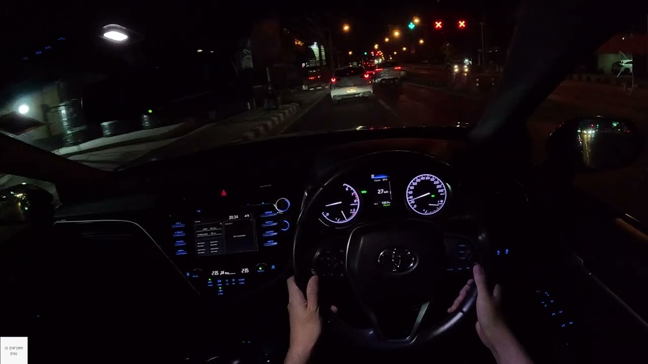 2021 Toyota Camry 2.0L XV70 / POV Night Drive