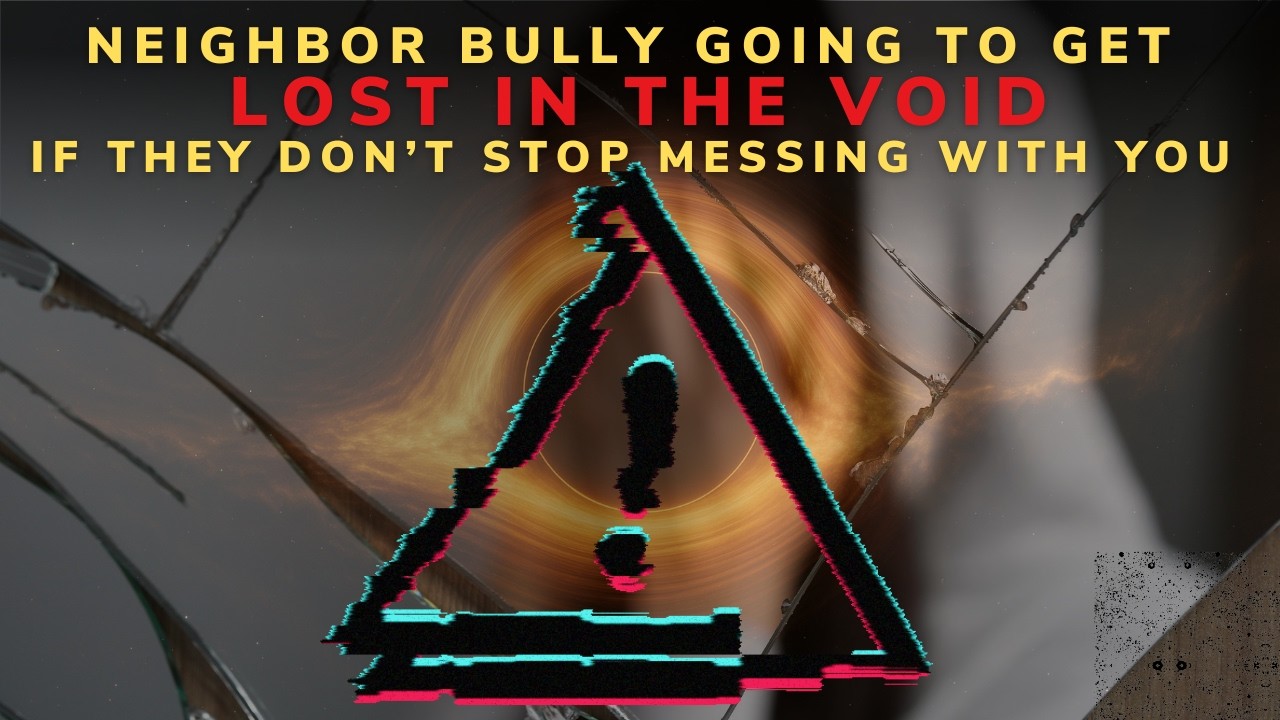 Sending themselves into the void if they don't stop