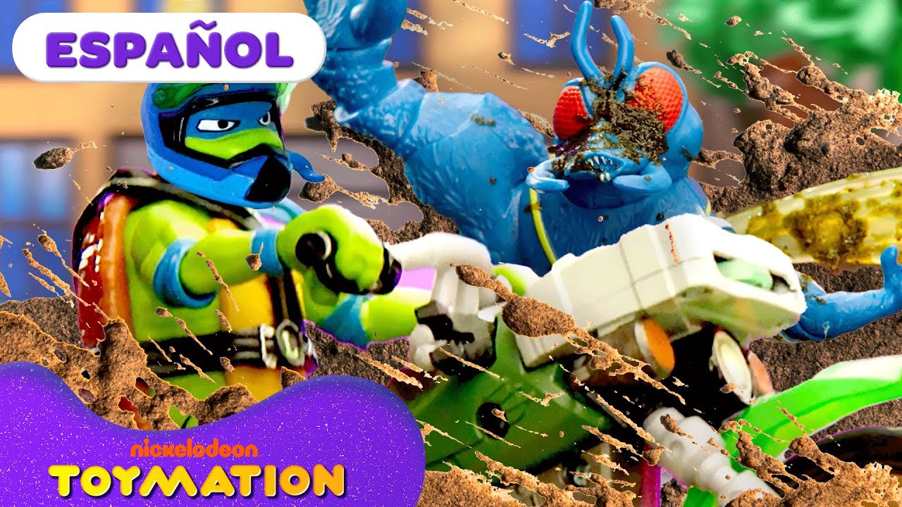 ¡Las Tortugas Ninja de juguete comen pizza, luchan contra villanos y más! | Toymation