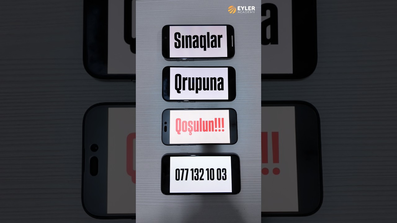 🔢 Riyaziyyat – Azərbaycan dili – İngilis dili✨ Möhtəşəm Sınaqlar Qrupuna qeydiyyat davam edir! ✨