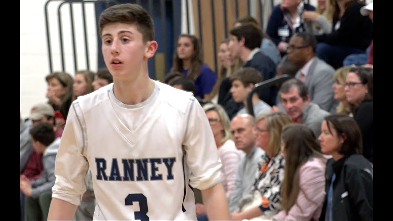 9th Grader Alex Klatsky LIGHTS it UP! 7 Threes, 23 Pts in One Half - Ranney Basketball