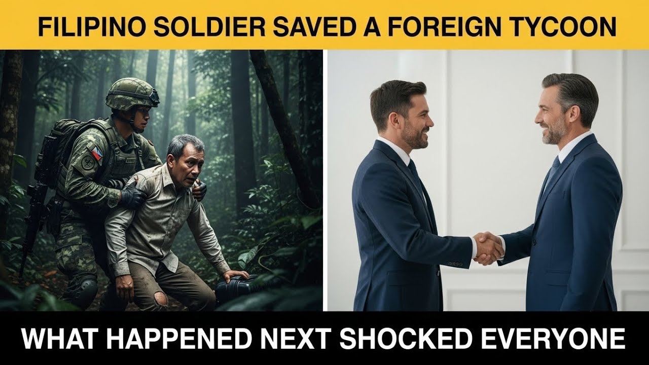 Filipino🇵🇭 Soldier Saved a Foreign Tycoon During a Crisis— What Followed Changed Lives on Both Sides