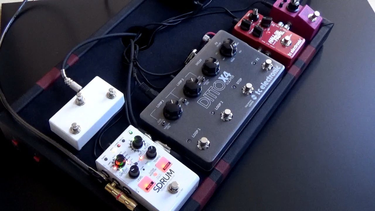 DigiTech SDRUM in sync with TC Electronic DITTO X4
