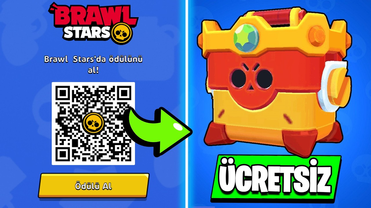 SONUNDA GELDİ! 17 QR KOD! &Uuml;CRETSİZ OMEGA KUTU VEREN LİNK! 10 EFSANEVİ STARR HEDİYESİ! - Brawl Stars