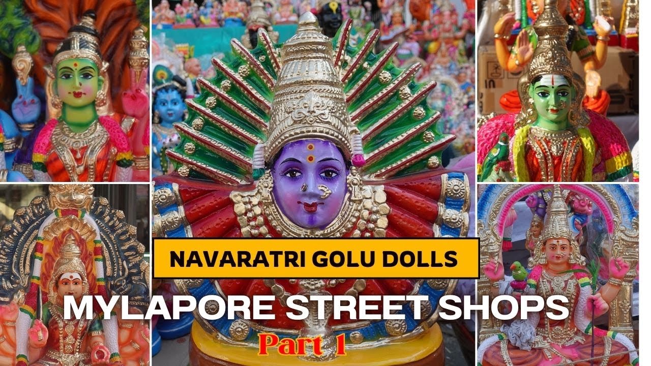 கொலு பொம்மைகள் வாங்க இந்த விடியோவை பாருங்க | Navaratri Golu Dolls Part 1 | Mylapore | SNI | kabilan