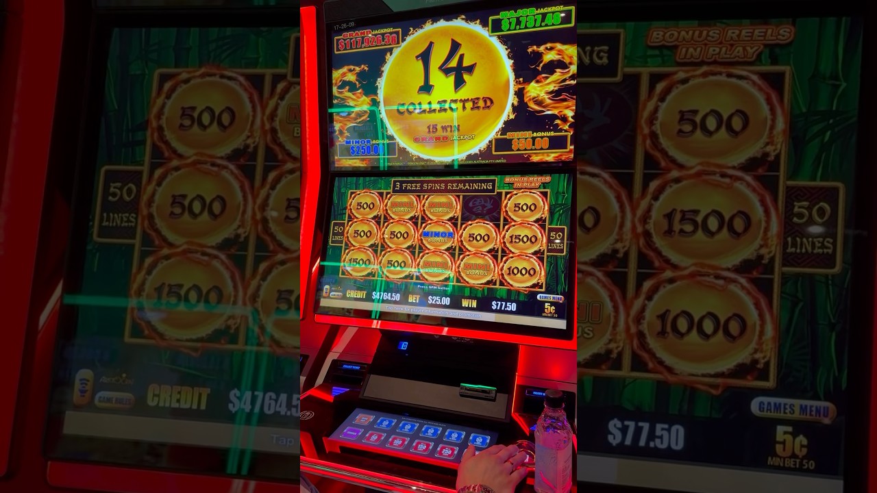 Бонус Max Bet Dragon Link Давайте посмотрим #азартныеигрыши #казино #слоты #dragonlink #hardrockt...