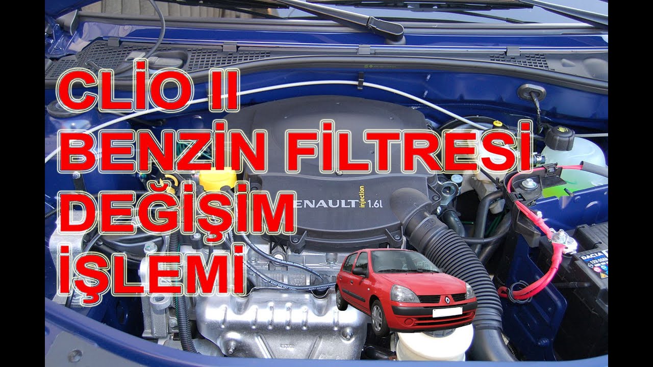 Clio 2 Benzin Filtresi Değişim İşlemi