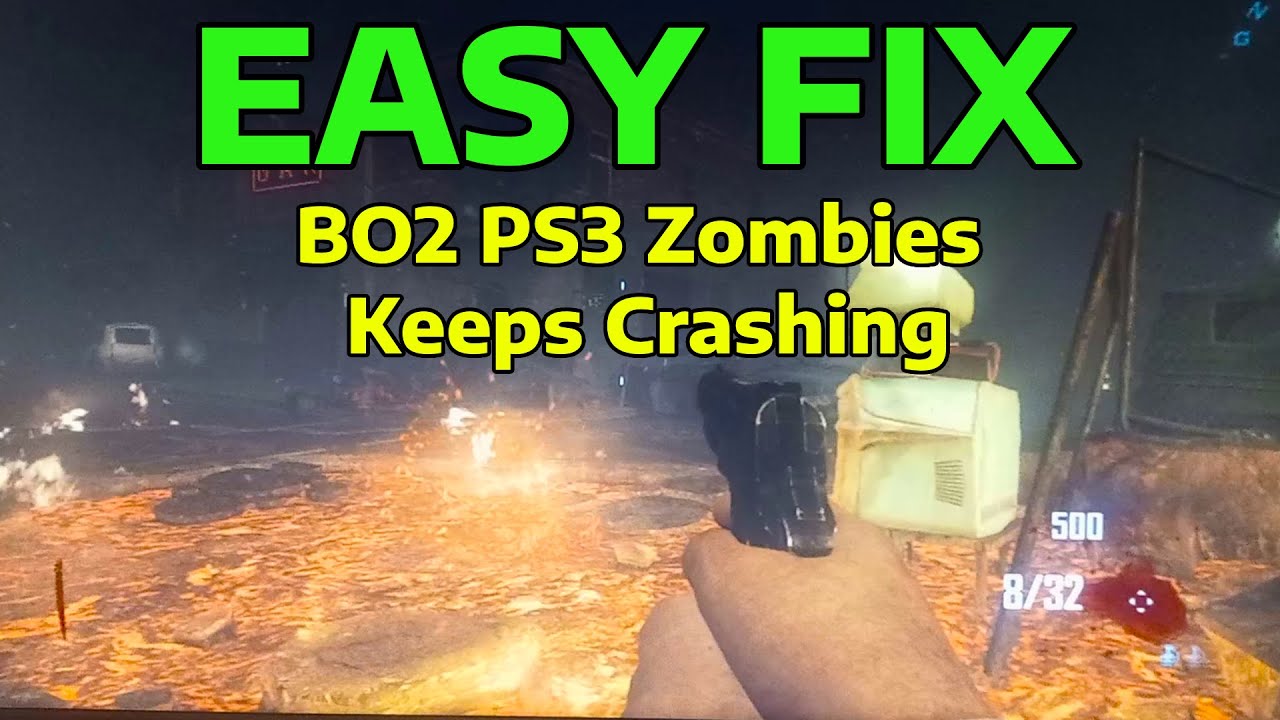 How To Fix PS3 Black Ops 2 Zombies Freezing & Play Online