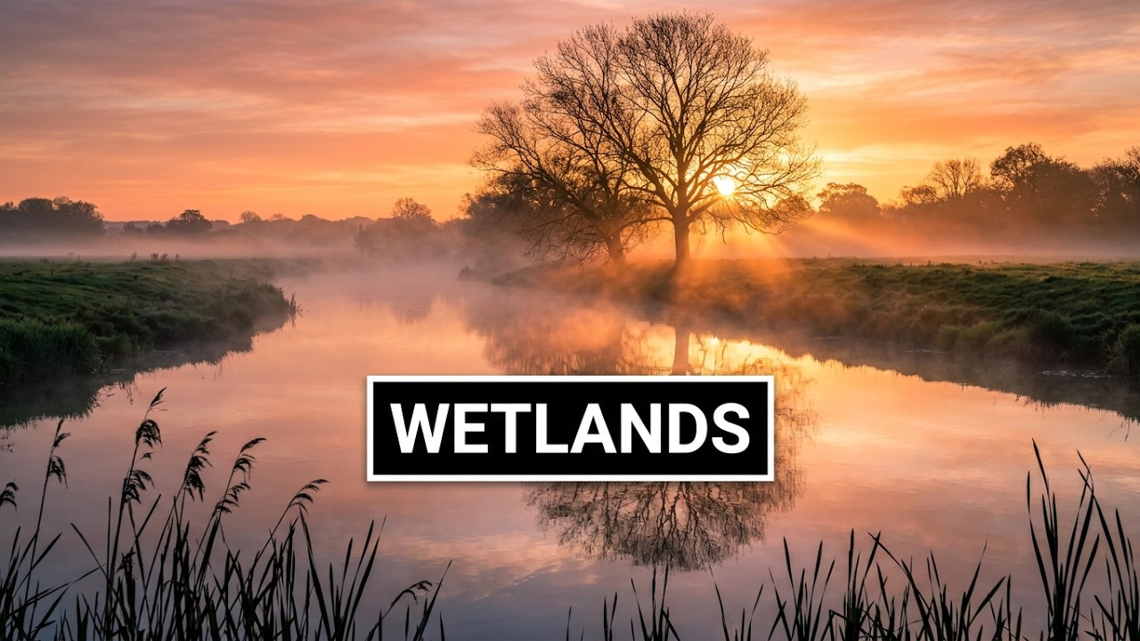 Misty Sunrise Walk 🌫️ | Wetlands, Rivers, Woodland & Morning Birds