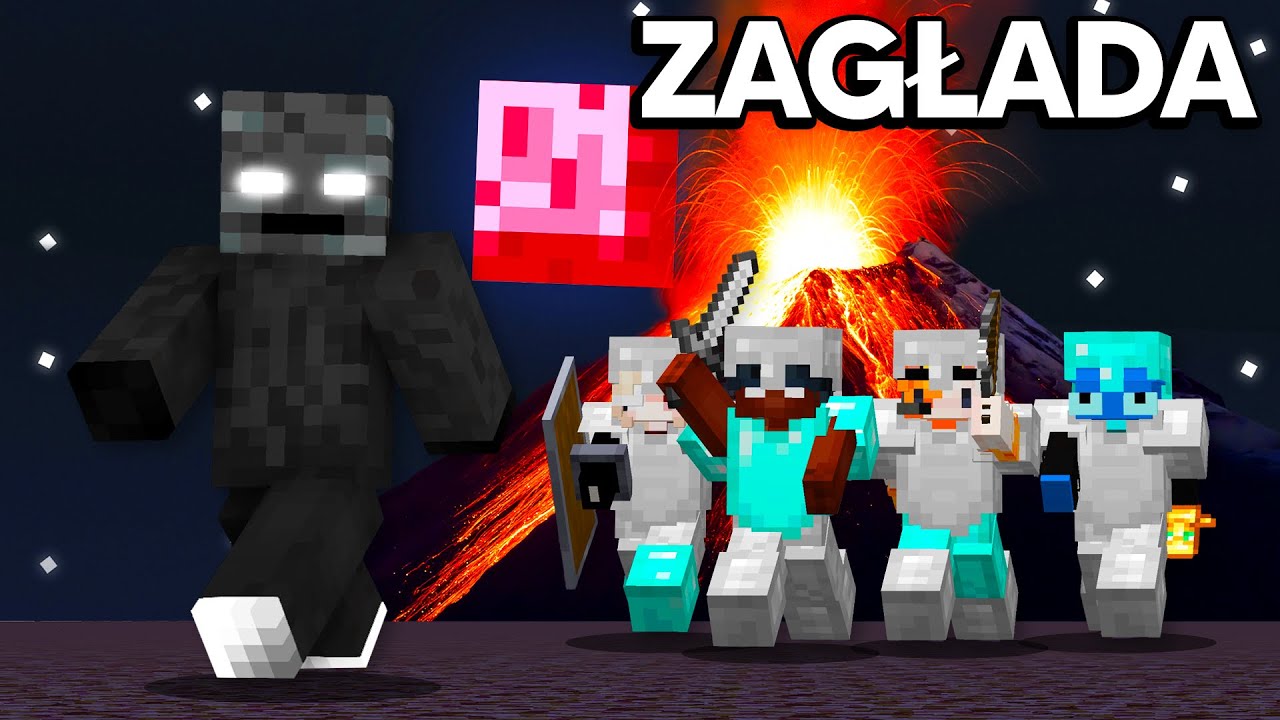 100 GRACZY symuluje ZAGŁADĘ w Minecraft!