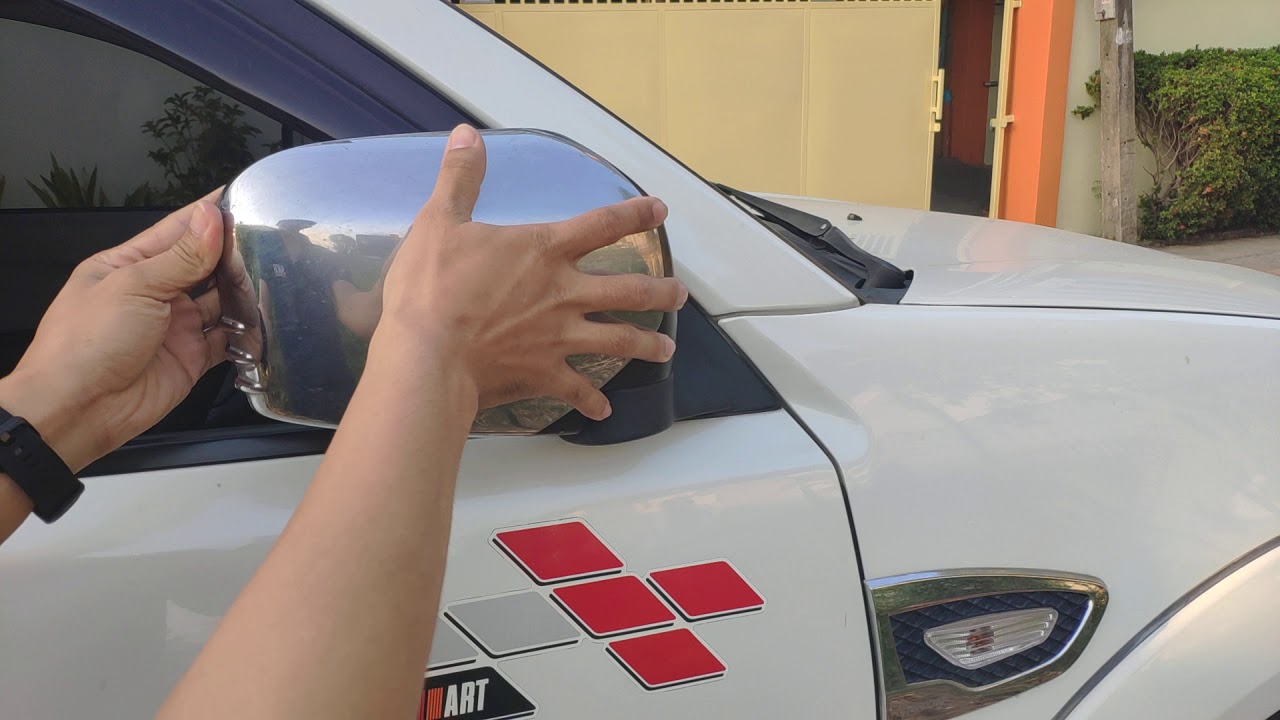วิธีถอดฝาครอบกระจก TRITON PAJERO