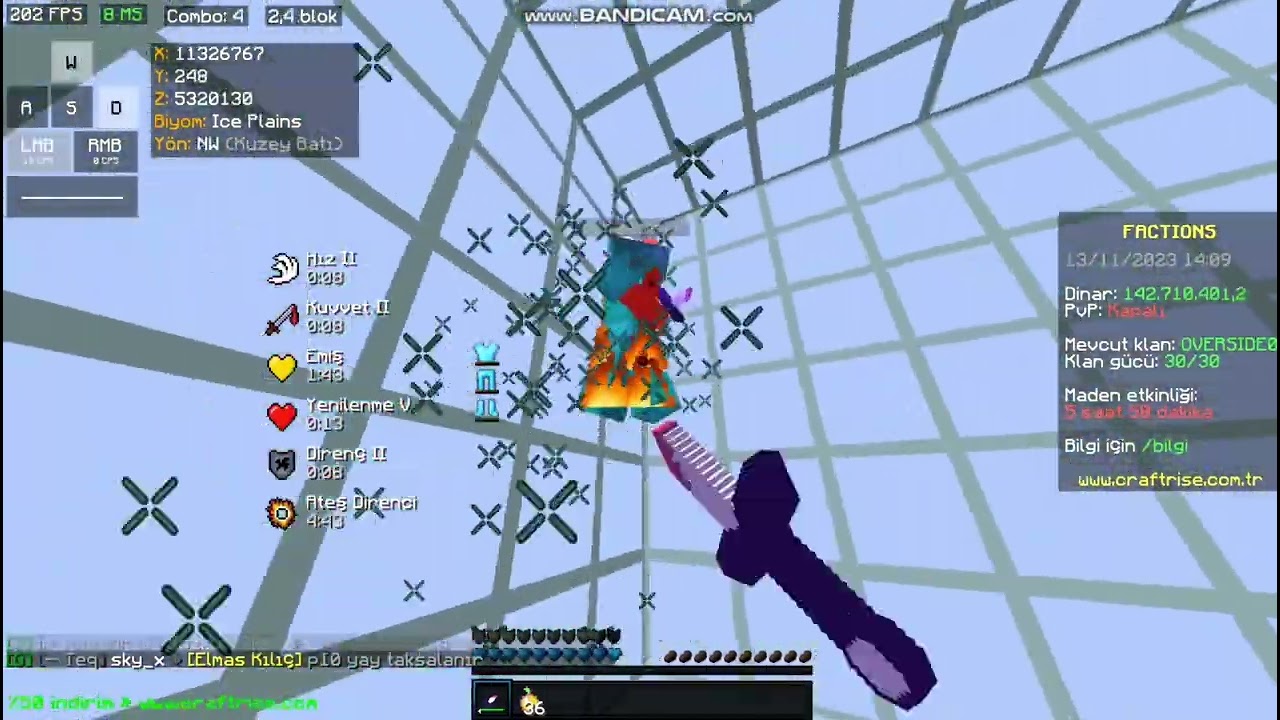 Craftrise Factions kill montage + HiraNetwork