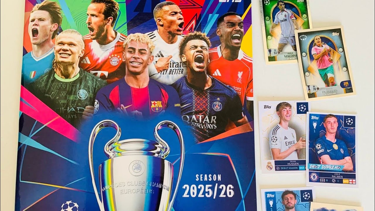 [UEFA CHAMPIONS LEAGUE Topps 2025/26] Abri novos pacotinhos para a nossa coleção 