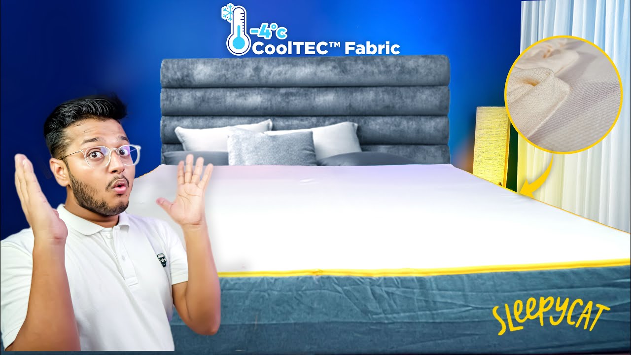 Best mattress for back pain in India: SleepyCat Ultima Mattress with CoolTEC™️ Fabric Review