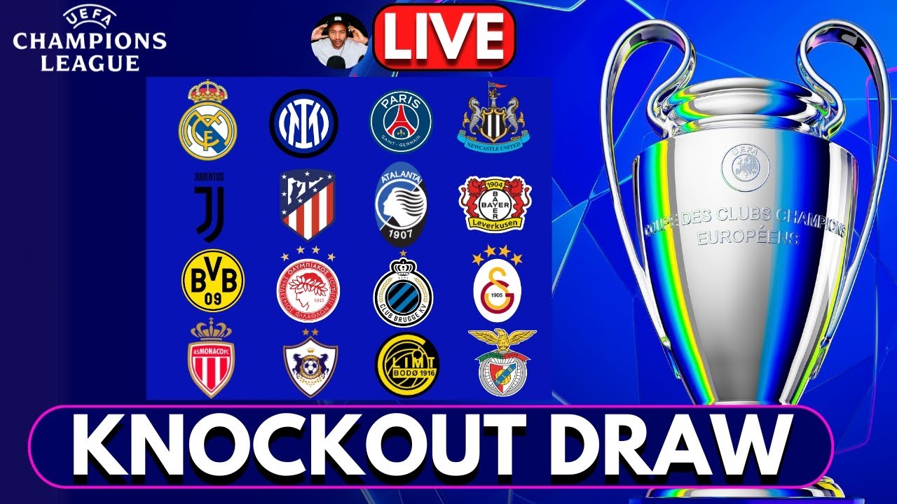 🏆 UCL Knockout Phase Play-Offs Draw Results 2025/26 | Full Bracket Revealed
