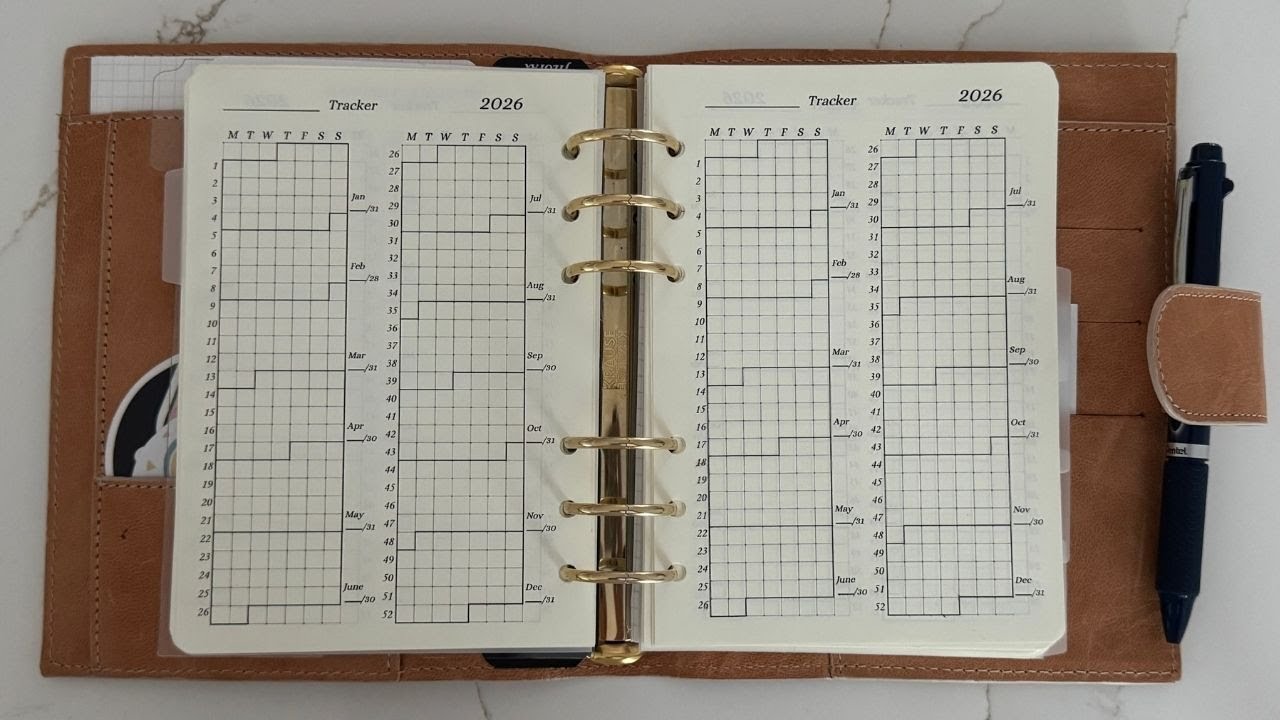 I designed my own 2026 planner