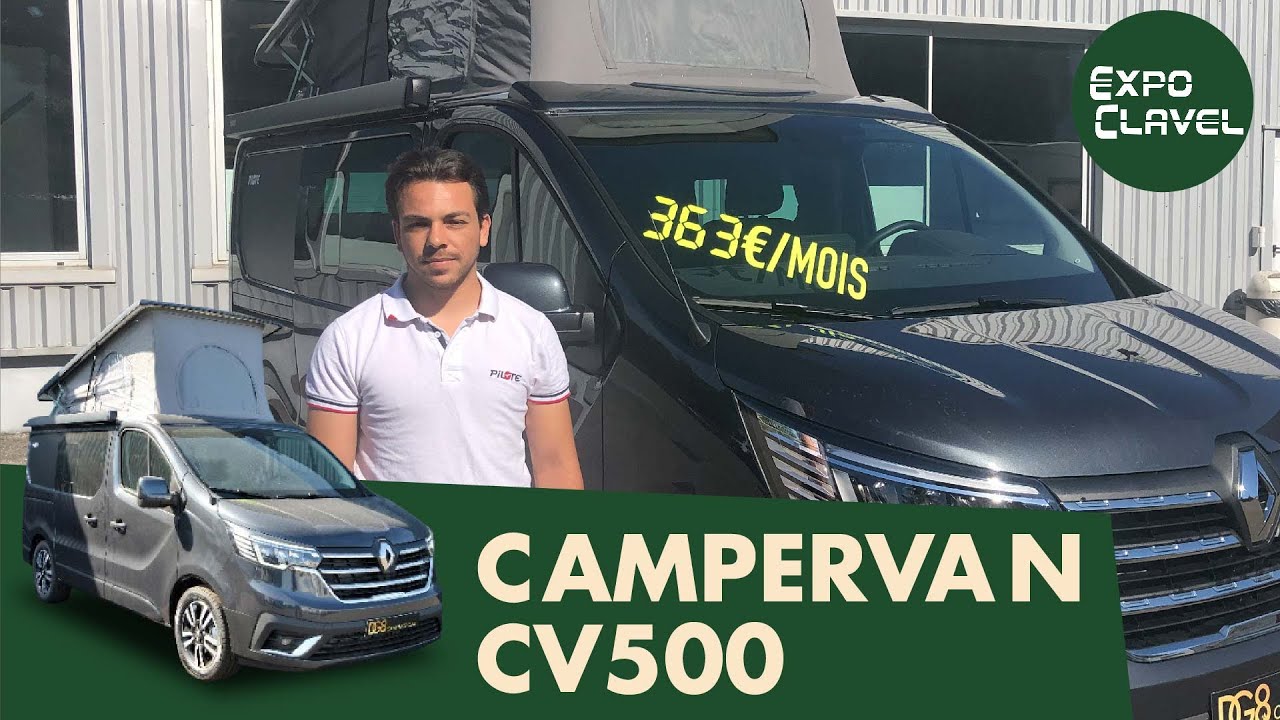 Présentation du PILOTE CAMPERVAN CV500 chez Expo Clavel ! (van tour)