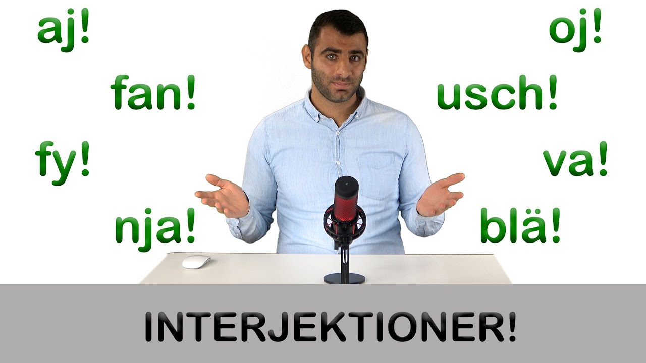 INTERJEKTIONER som beskriver olika KÄNSLOR