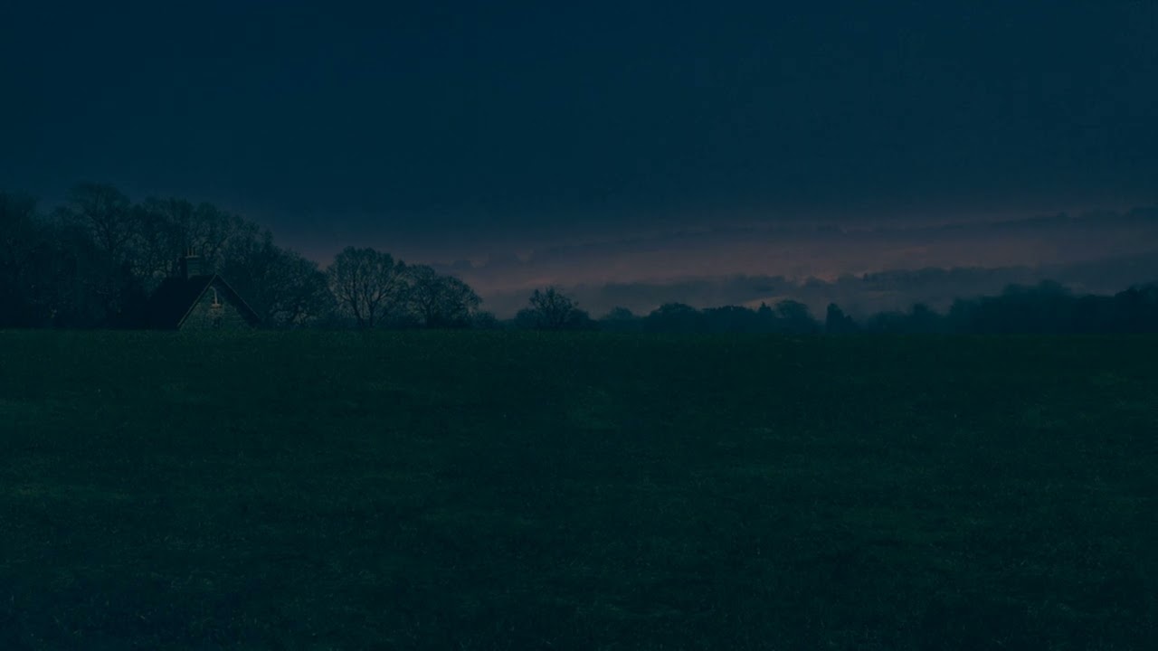 All alone on the open field.