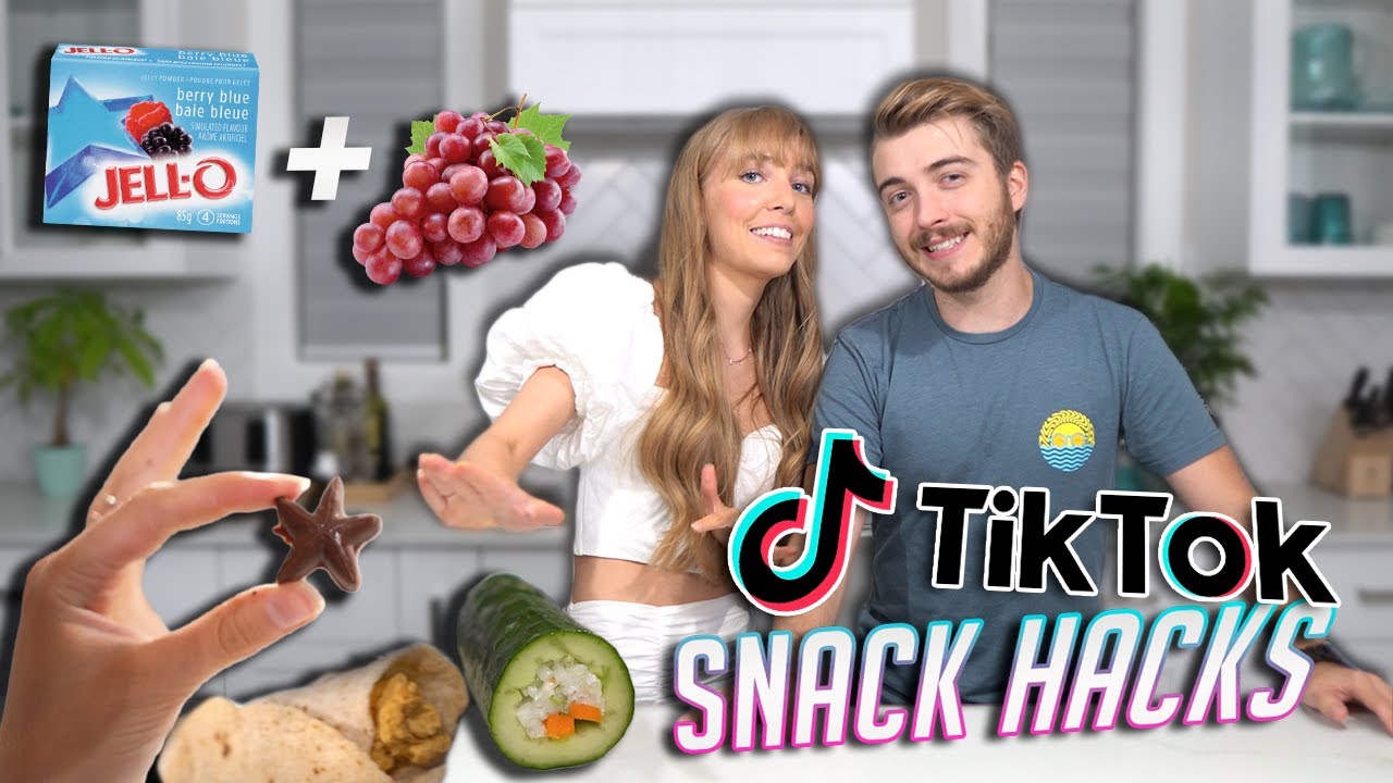 TRYING VIRAL TIKTOK SNACK HACKS