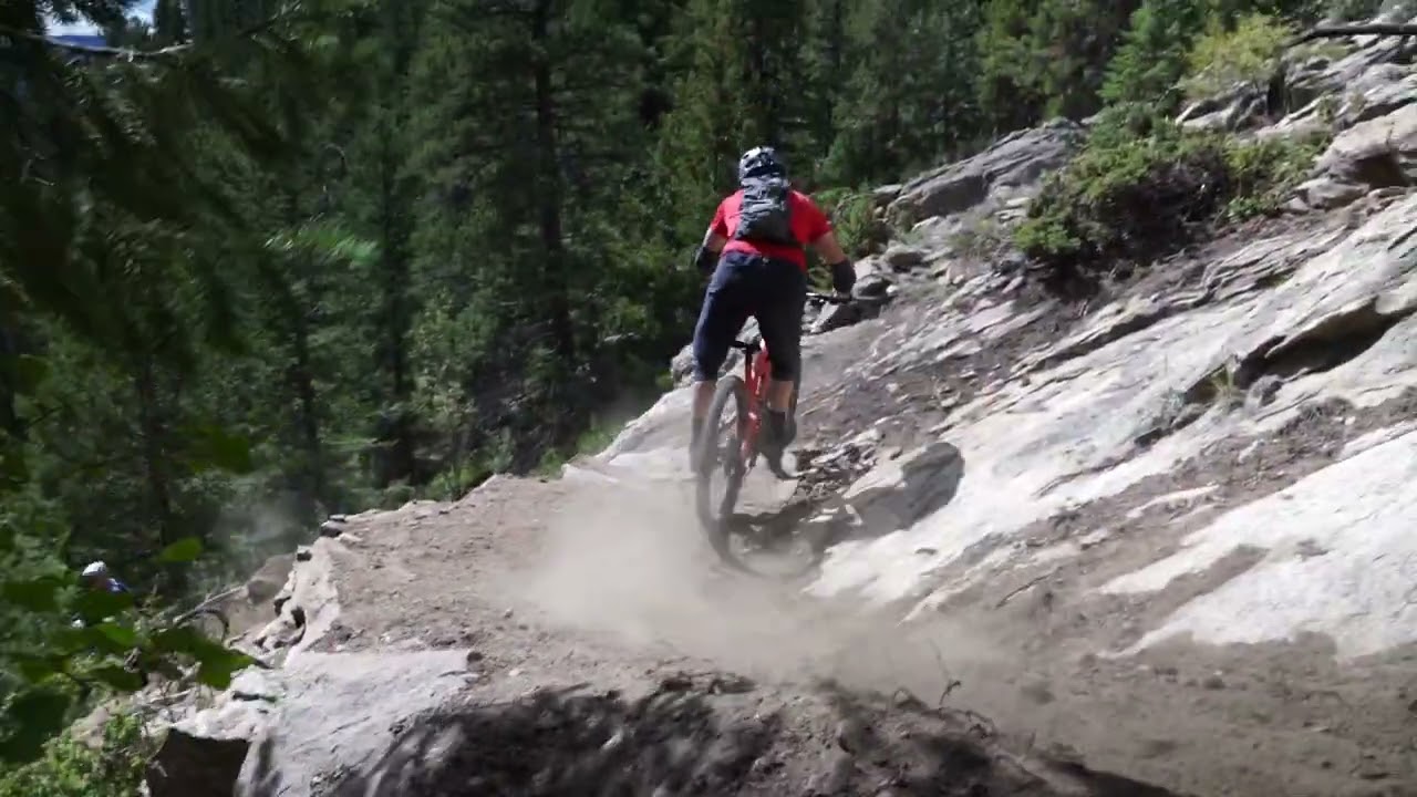Ore Chute at Maryland Mountain - Colorado's Newest Double Black Downhill Mountain Bike Trail
