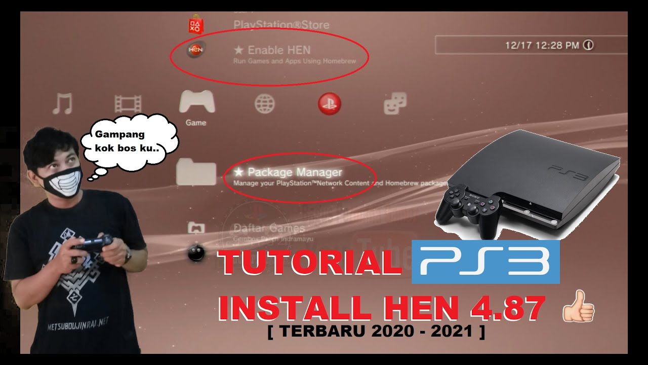TUTORIAL INSTALL HEN 4.87 PS3 TERBARU