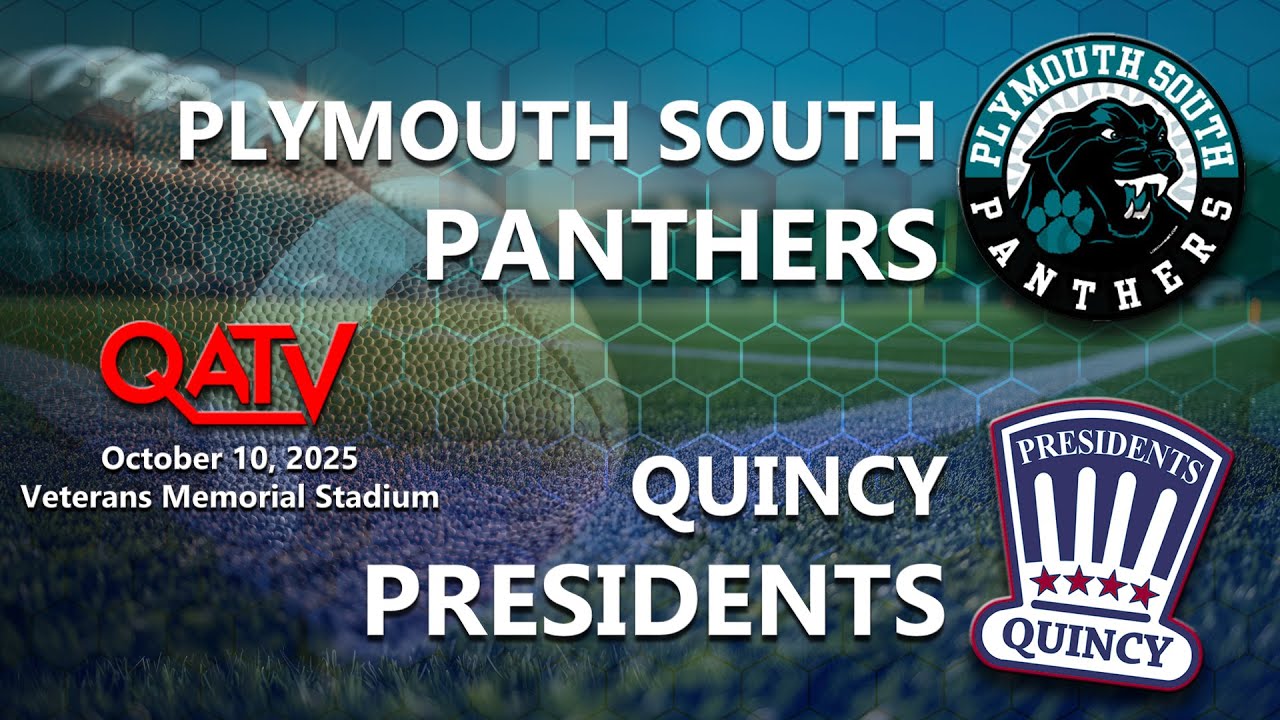 QATV Sports: Plymouth South vs. Quincy Football (10/10/2025)