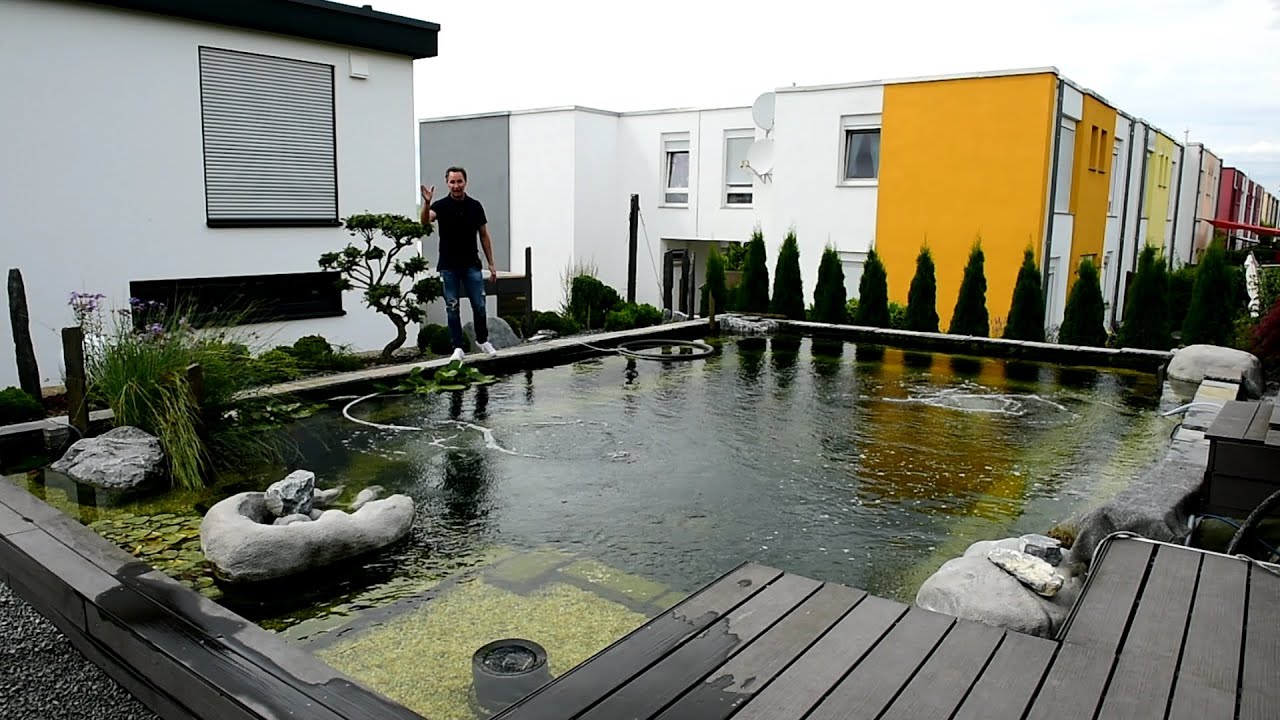 Modern Koi Blog #1017 - Wasserver&auml;nderung nach Biofiltererweiterung