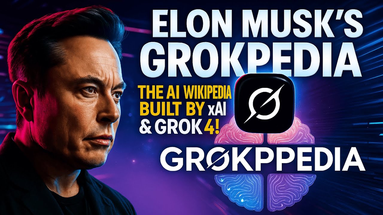 Elon Musk&rsquo;s Grokpedia: The AI Wikipedia Built by xAI & Grok 4! 🤯