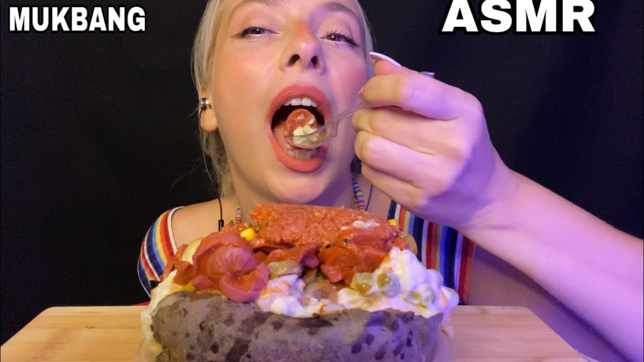 KUMPİR MUKBANG ASMR 😋 KEDİM YOK OLUYORDU 😳