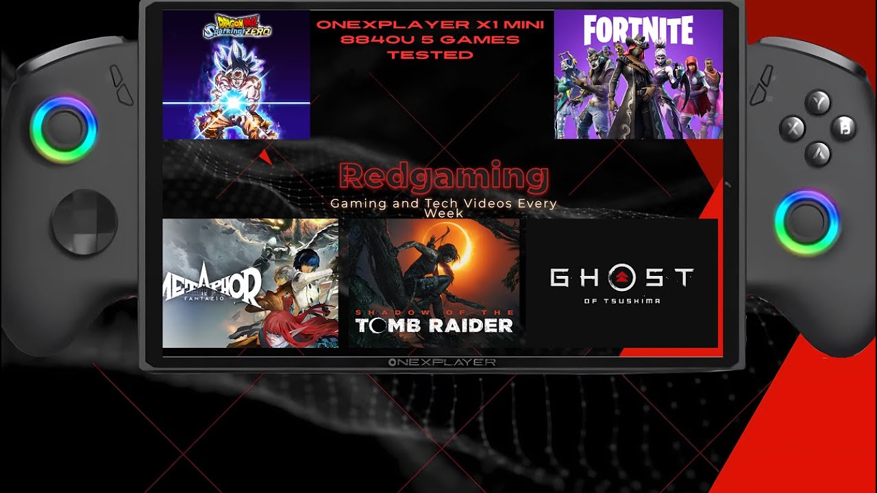 ONEXPLAYER X1 Mini 8840U 5 GAMES TESTED!