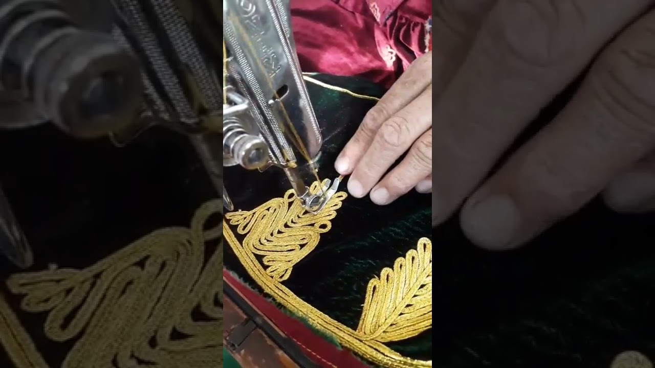 آموزش چرمه دوزی بالایی بخمل و لباس افغانی