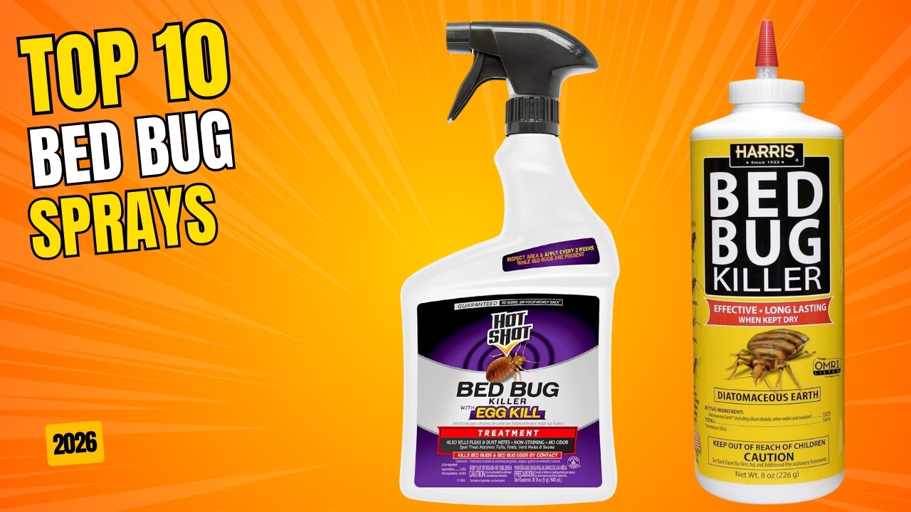 Best Bed Bug Spray 2026 | Top 10 Best Bed Bug Sprays 🛏️ | Kill Bed Bugs Fast & Prevent Reinfestation