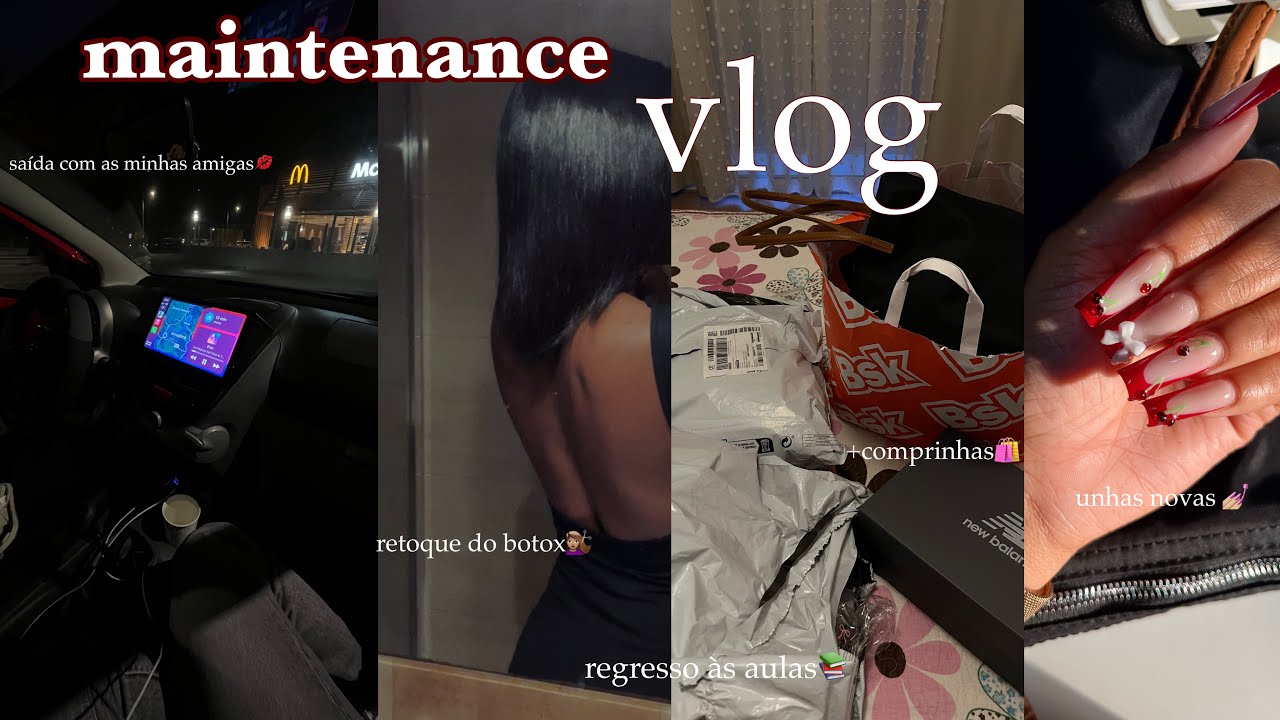 último vlog do verão: regresso às aulas, unhas novas, retoque do botox, +comprinhas… (Zella Mubadi).