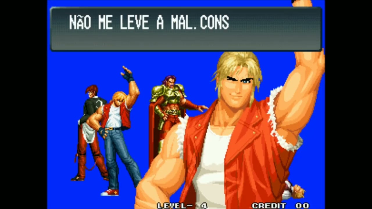 THE KING OF FIGHTERS 96 NEO GEO MVS ARCADE TERRY BOGARD IORI YAGAMI WOLFANG KRAUSER