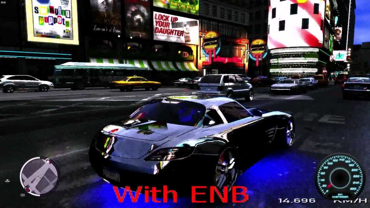 Gta Eflc + Custom Enb + Custom cars + Traffic load