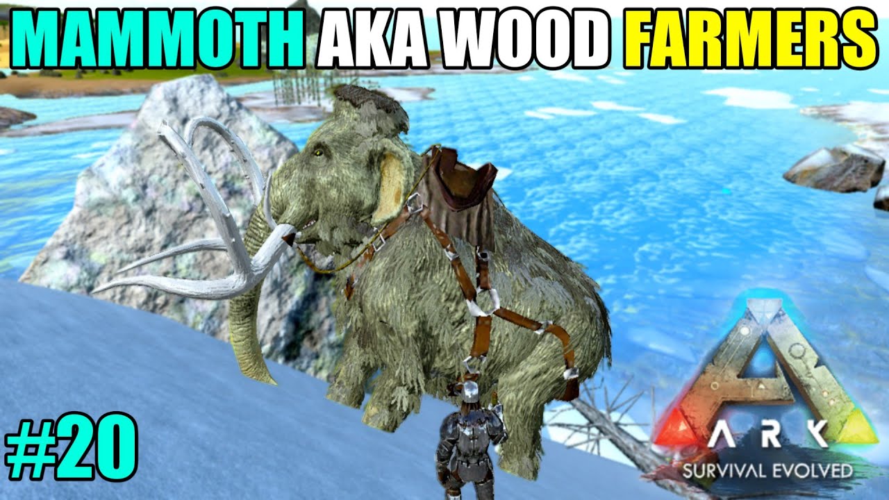 ARK SURVIVAL EVOLVED MOBILE :- TAMING MAMMOTHS & UNLIMITED OIL || Part 20 || OneClue Gaming