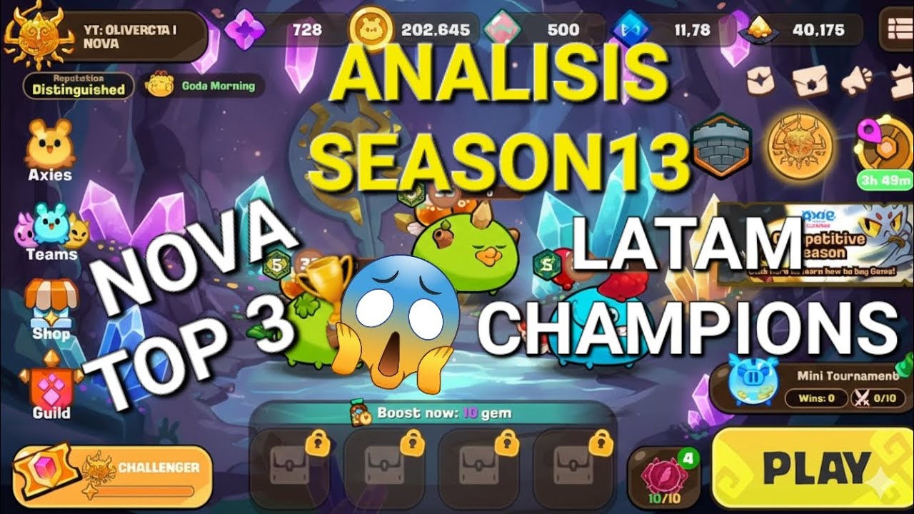🔥ANALISIS TEMPORADA 13 | AXIE INFINITY CLASSIC 🔥