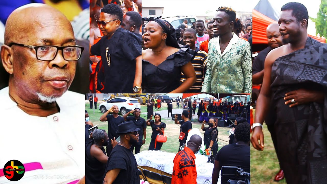 Lilwin, Bill Asamoah, Yawoosi, Mercy & others Pay their last Respect to Veteran  Actor KING BRENYA