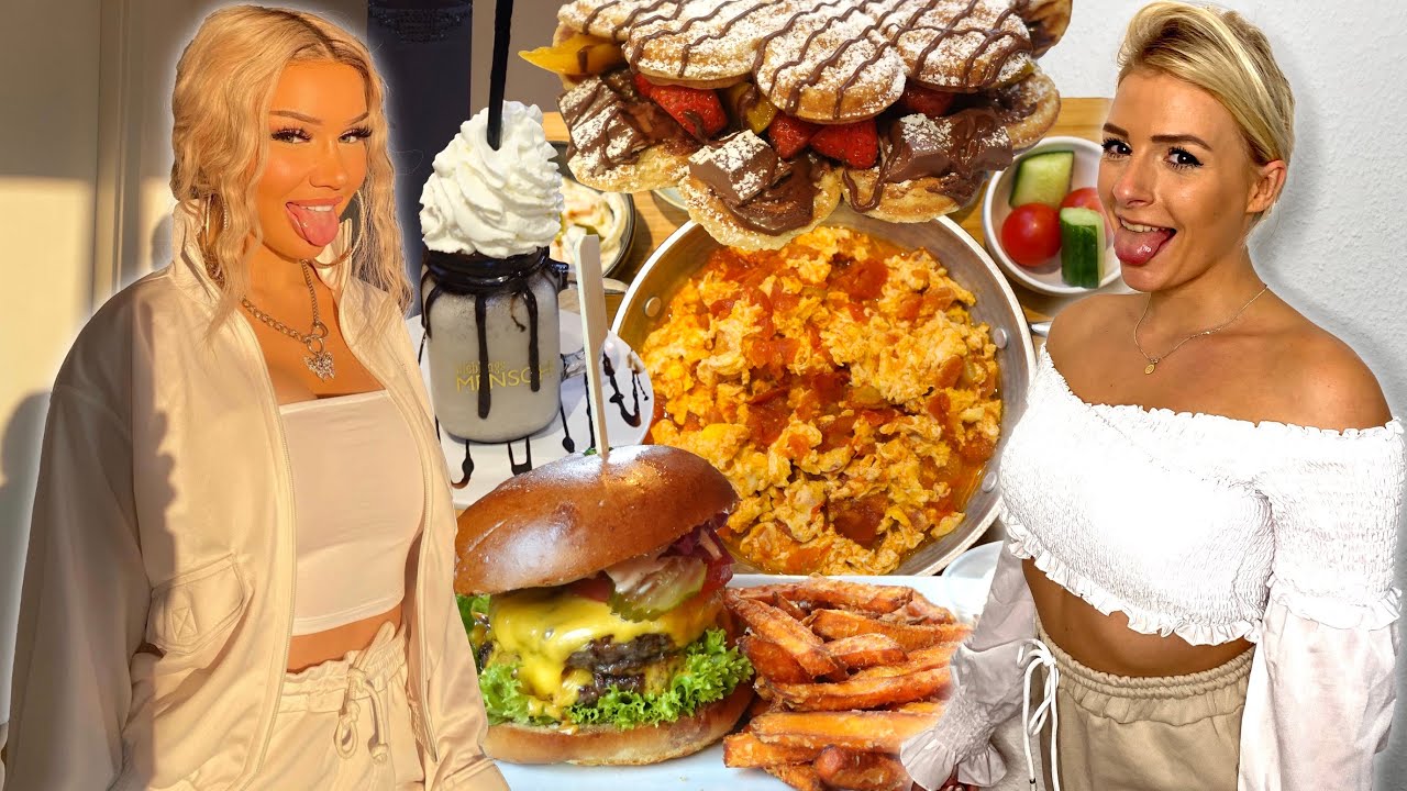 Ich esse 1 Tag lang wie Shirin David I Türkisch, Burger, etc.