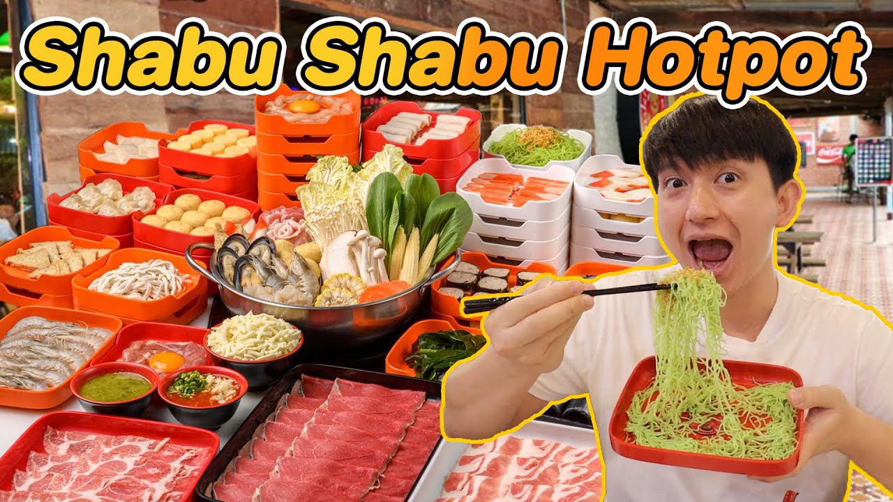 $6.24 Best Shabu Shabu Hotpot in Bangkok, Thailand!🍲