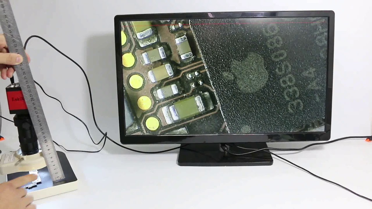 Eakins HD 720P 13MP HDMI VGA Industrial Digital Video Microscope Camera