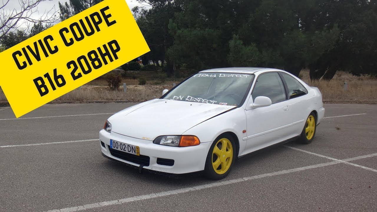 Honda Civic Coupe B16 208CV - Portugal Stock and Modified Car Reviews