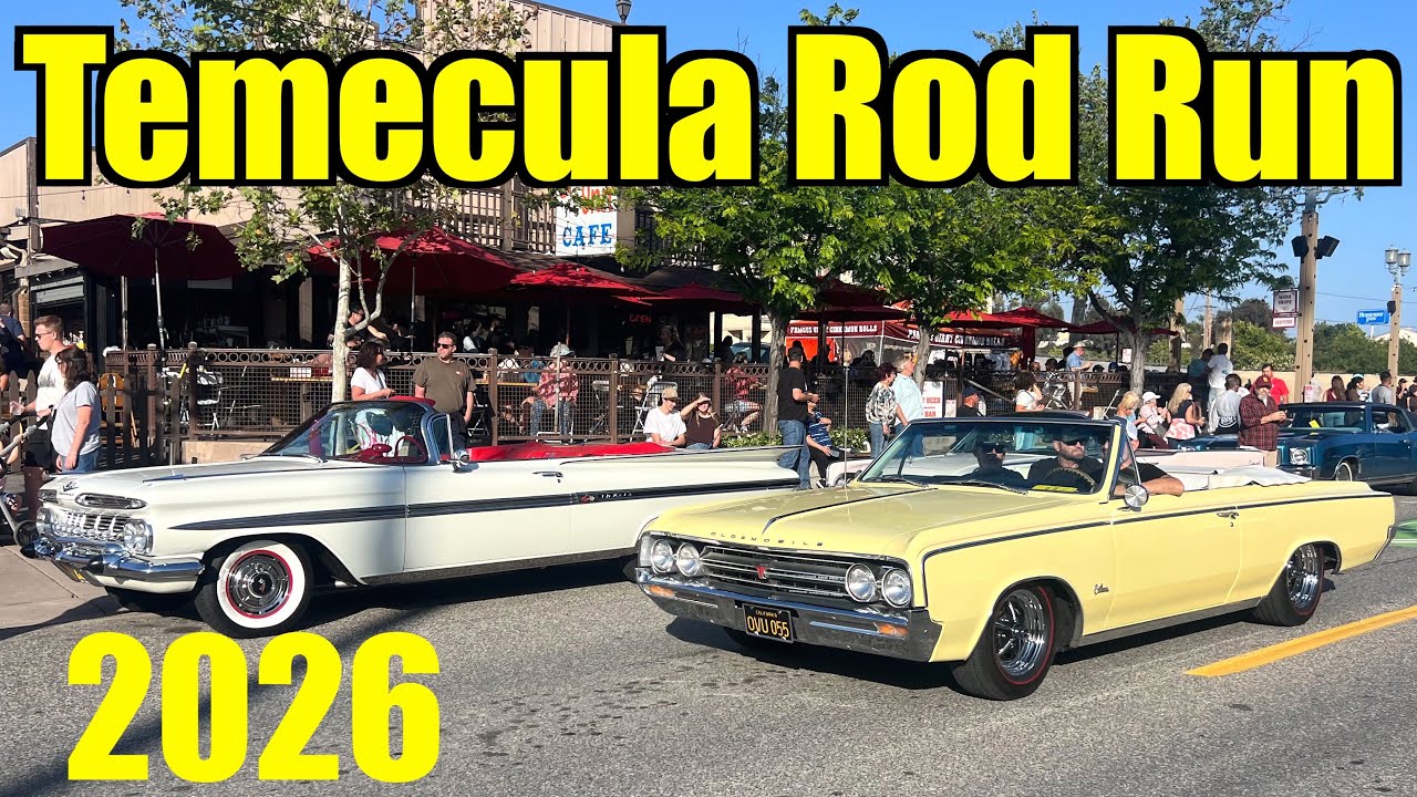 Temecula Rod Run 2026 &mdash; Вечерний пятничный автопробег