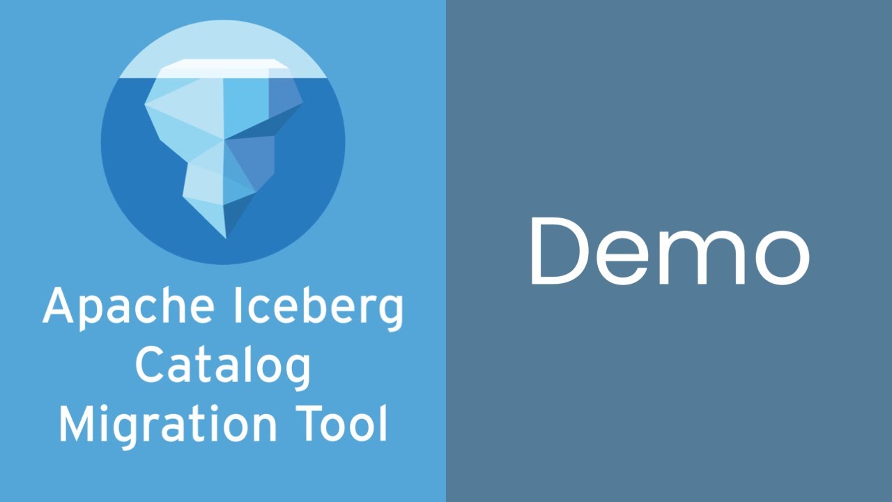 Demo of Apache Iceberg Catalog Migration Tool (Migrate between Glue, Nessie, Hive and more)