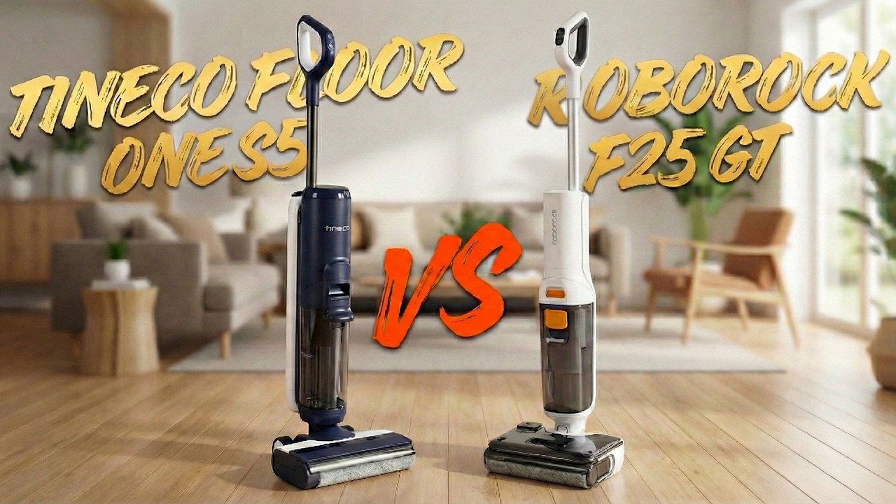 Roborock F25 GT vs Tineco Floor One S5: Best Vacuum Mop