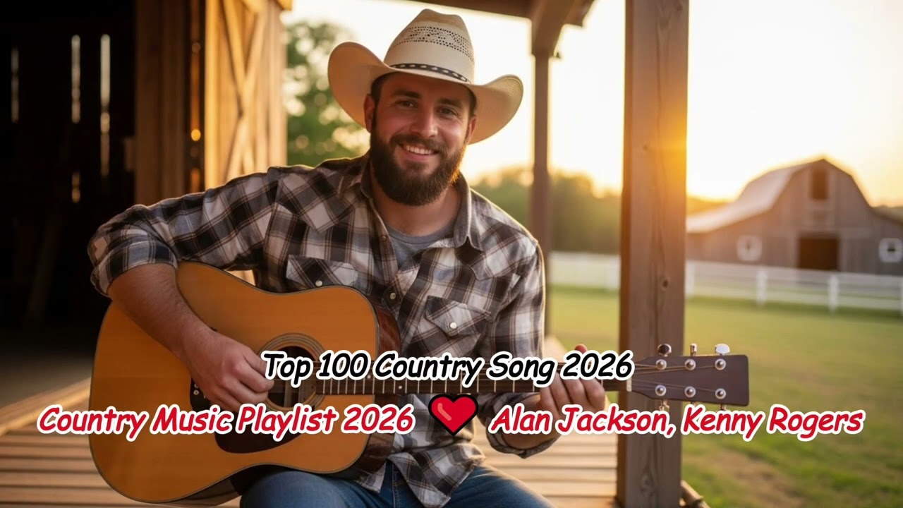 Top 100 Country Song 2026 Country Music Playlist 2026 ❤️ Alan Jackson, Kenny Rogers #oldcountrymusic