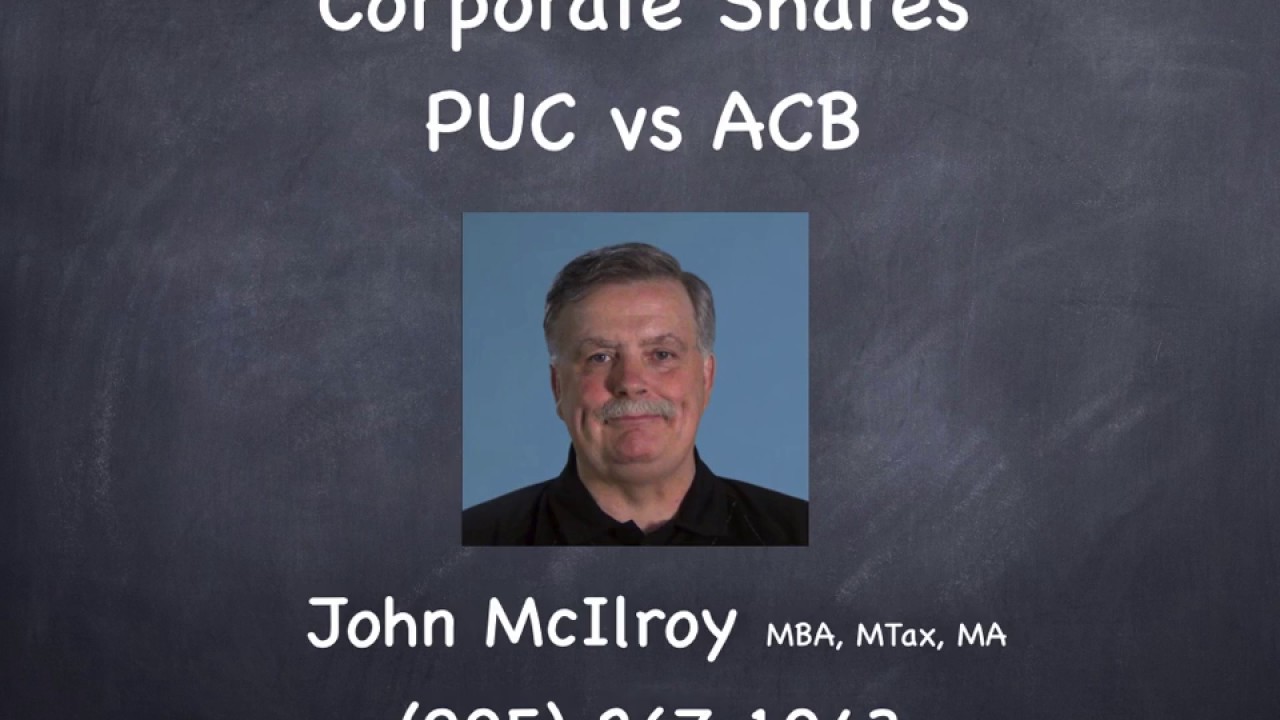 PUC vs ACB -- Repurchasing Shares